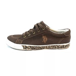 US POLO ASSN LOW SNEAKERS WOMEN 9.5 Brown